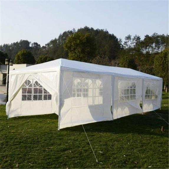 Costway 30 Ft. W x 10 Ft. D Steel Party Tent Canopy