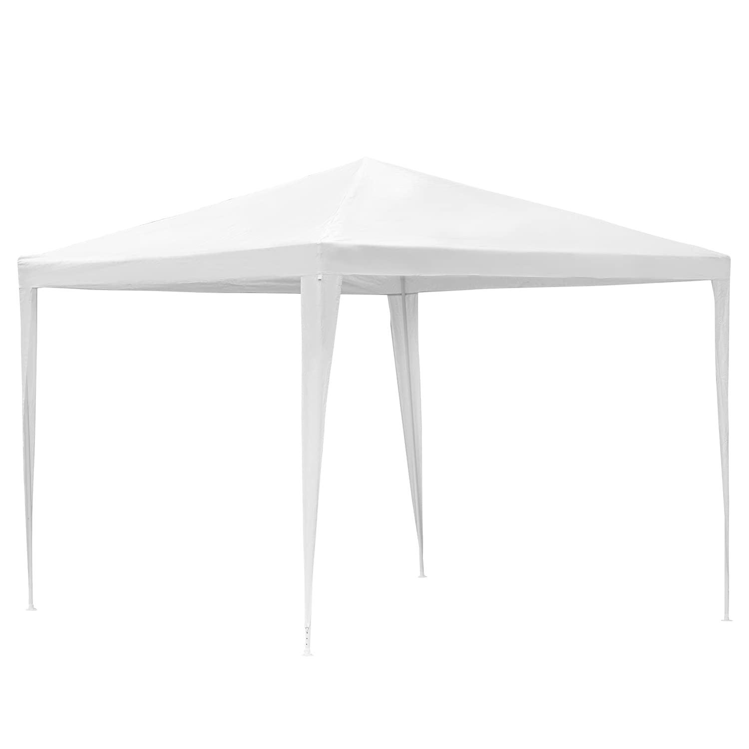 White 10' x 10' Waterproof Rectangular Outdoor Canopy Tent