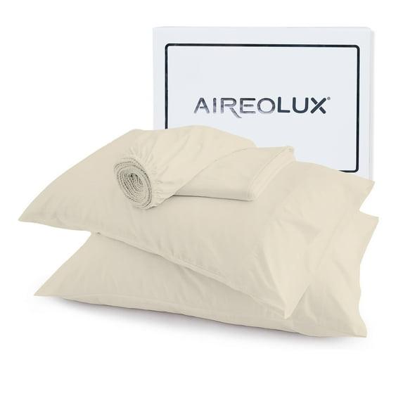 Color Sense 100% Cotton 600TC Ultra-Soft & Silky Wrinkle-Resistant Sheet Set