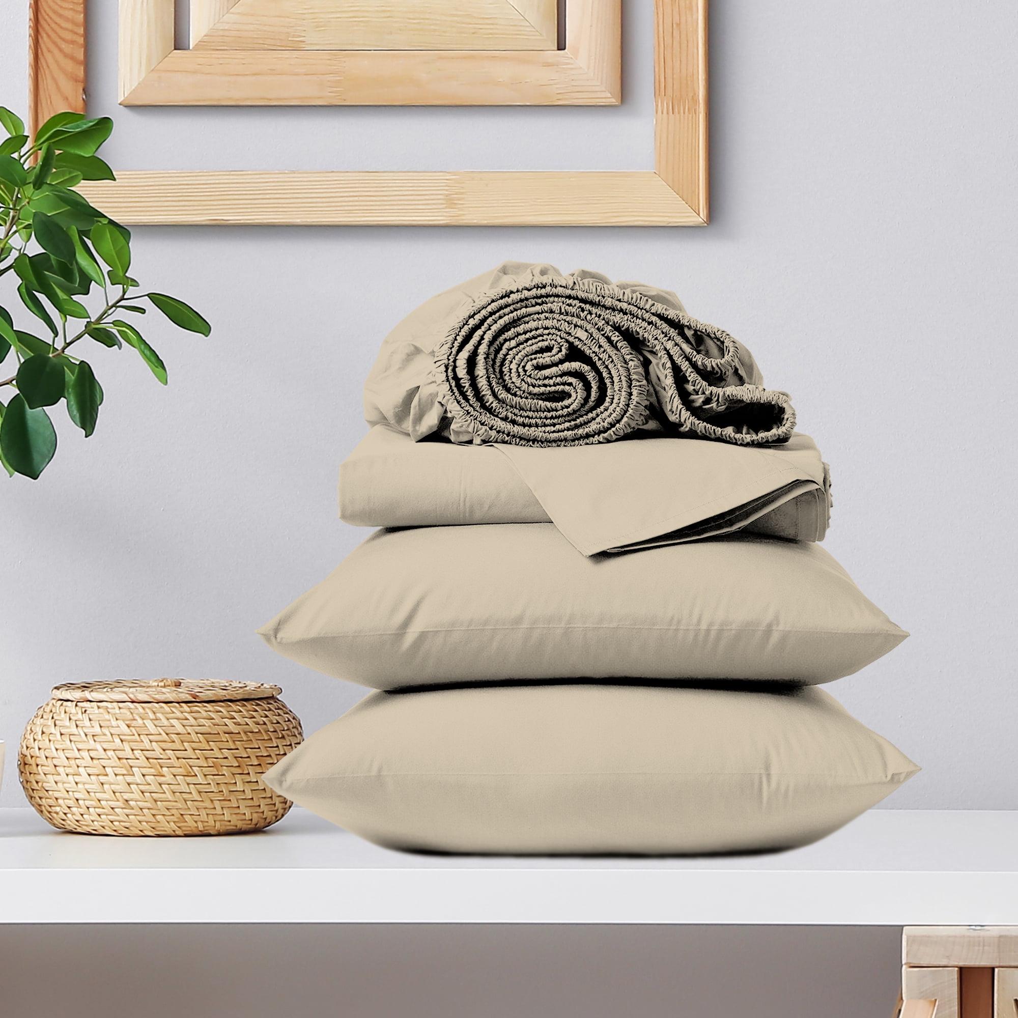 Color Sense 100% Cotton 300TC Ultra-Soft & Silky Wrinkle-Resistant Sheet Set