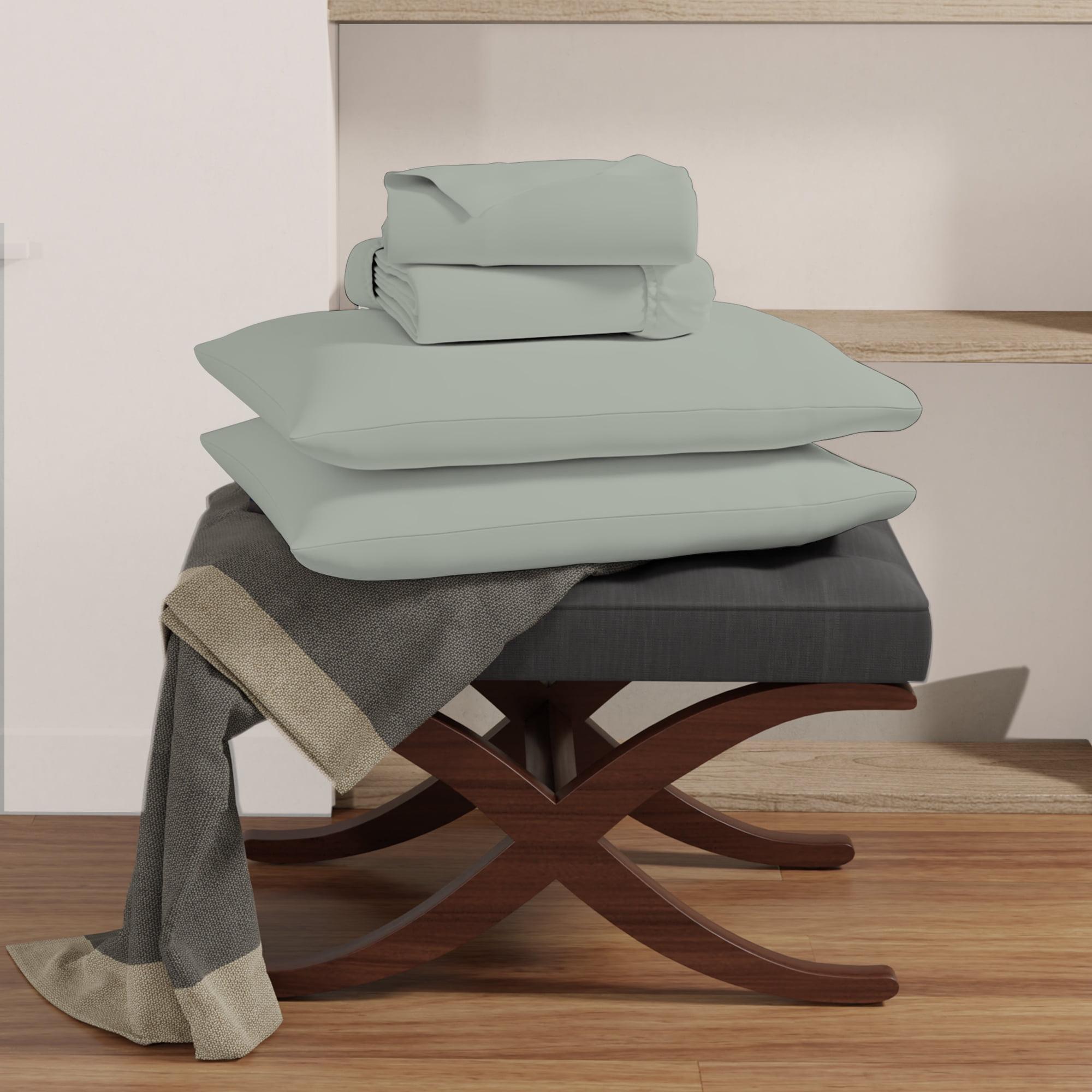 Purity Home Sustainable Organic 100% Cotton Breathable & Lightweight Deep Pocket Sheet Set