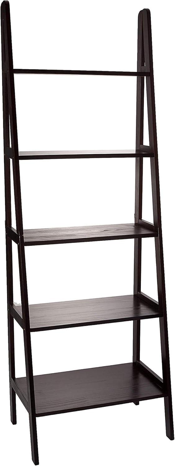 Casual Home 5-Shelf Ladder Bookcase