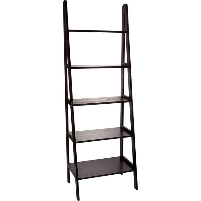 Casual Home 5-Shelf Ladder Bookcase