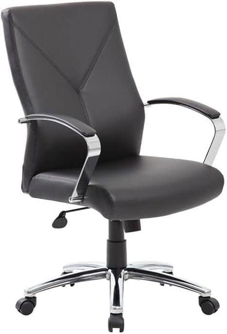 Boss Office Products Leather Conference Chair