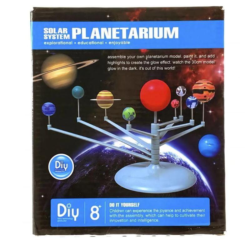 DIY Glow-in-the-Dark Solar System Planetarium Model Kit