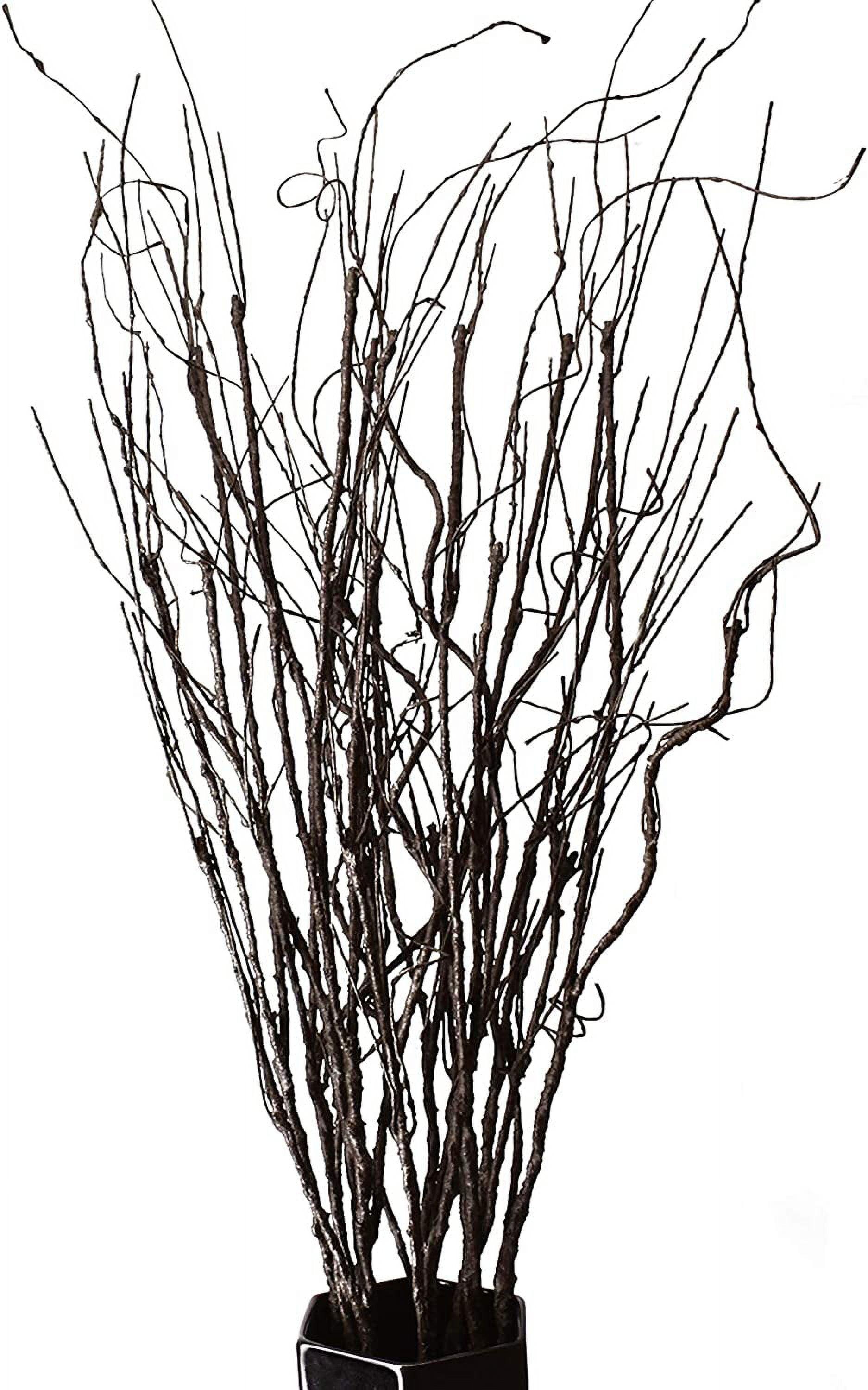 Kabuer Willow Branches, 30.7 inch Decorative Dried Artificial Twigs for Vases, Garden Decor, 10 Pcs