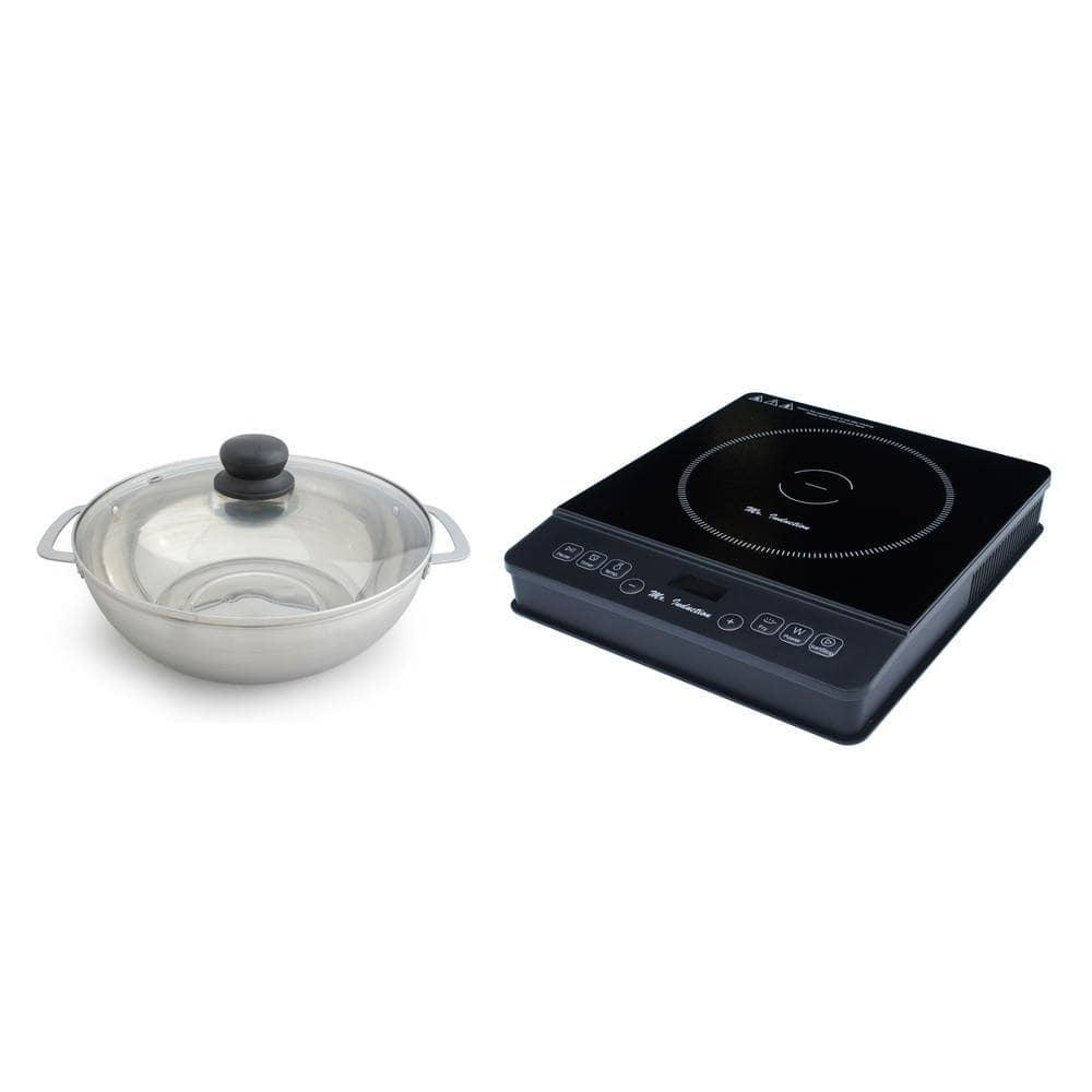 1800W Induction Cooktop + Stainless Steel Pot