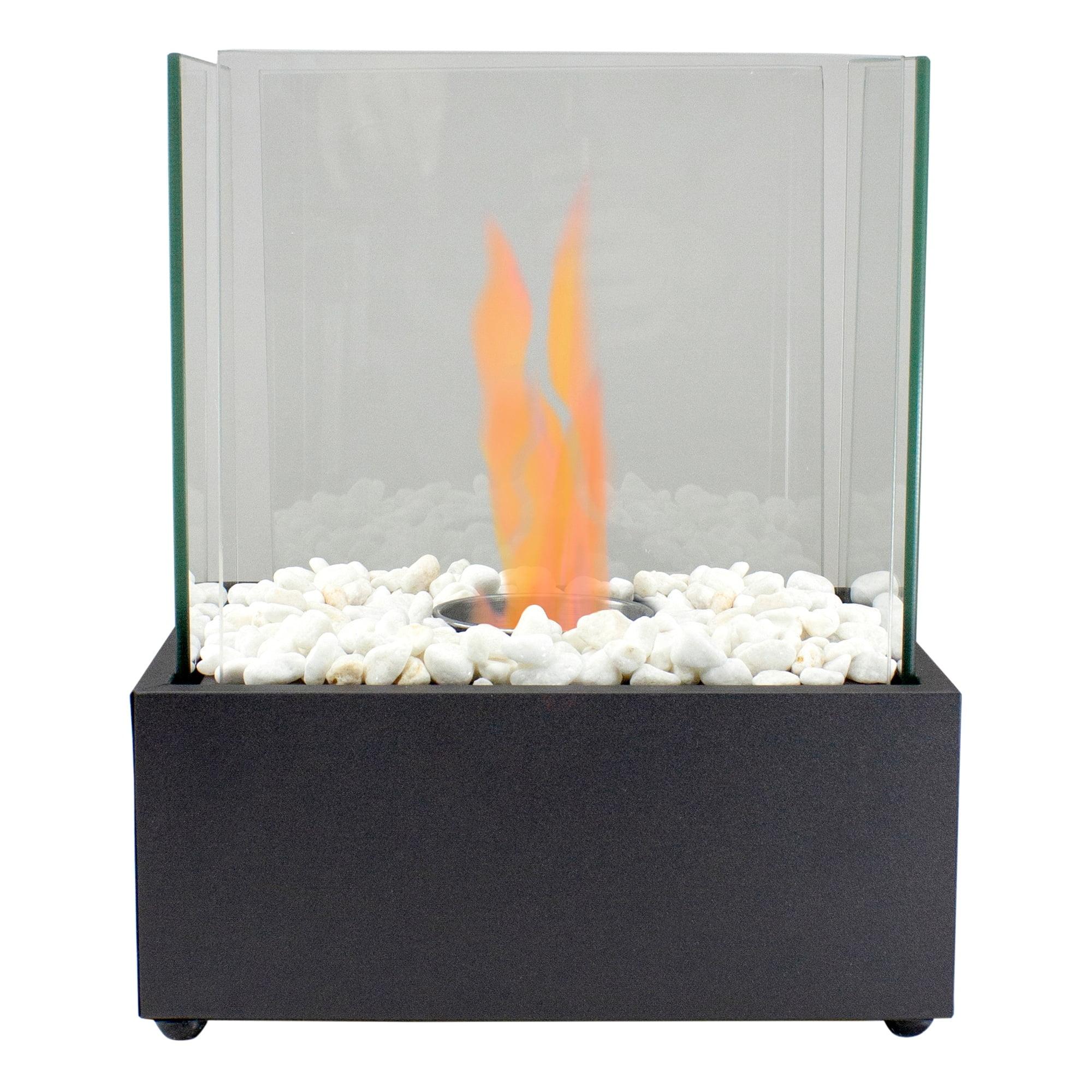 Northlight 11.5" Bio Ethanol Ventless Portable Tabletop Fireplace with Flame Guard