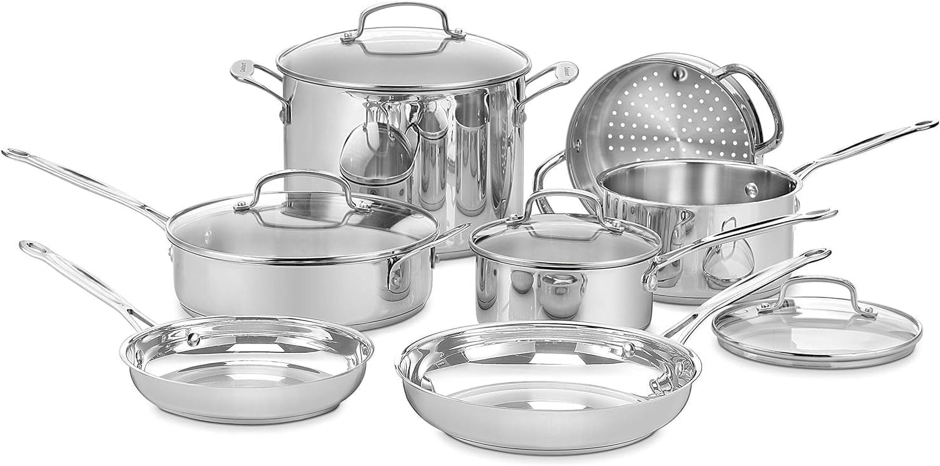 Cuisinart 11 Piece Stainless Steel Cookware Set