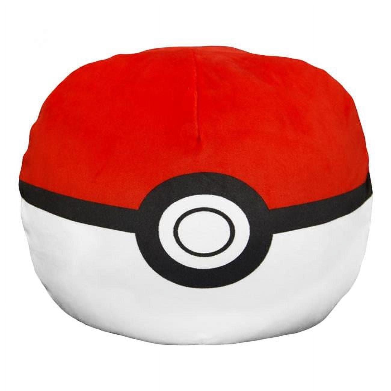 Pokeball Cloud Pillow 11" Round Plush Polyester Cushion