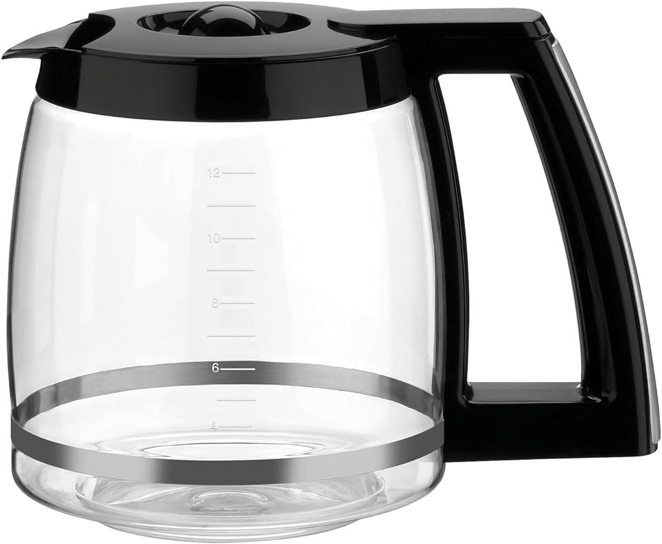 Stack man 12-Cup Replacement Glass Coffee Carafe For Cuisinart Coffee Maker Models DCC-1200, DCC-1100BK, DCC-2650, CHW-12, CHW-12P1, DGB-550BK, DGB-550BK1, DGB-625BC, DGB-700BC, And SS-12 | Part# DCC-1200PRC