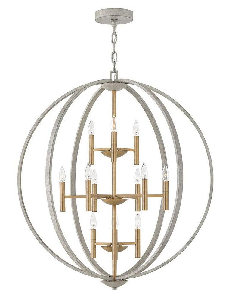 Hinkley Lighting - 12 Light Foyer Chandelier - Foyer - Euclid - 12 Light Large