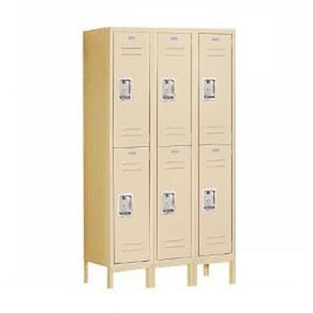 Salsbury Industries Metal 2 - Tier 36'' with Padlock