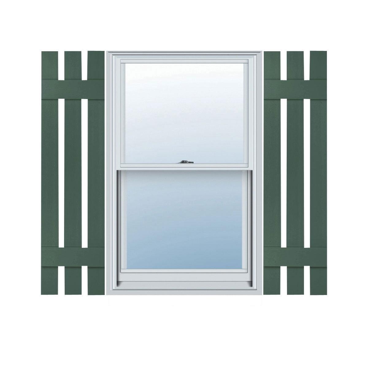 Builders Edge 12'' Board & Batten Shutters