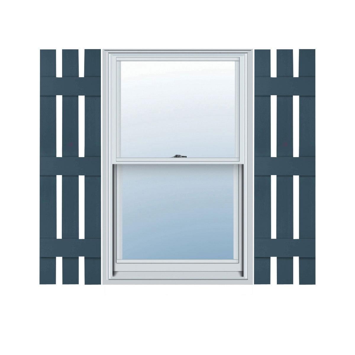 Builders Edge 12'' Board & Batten Shutters