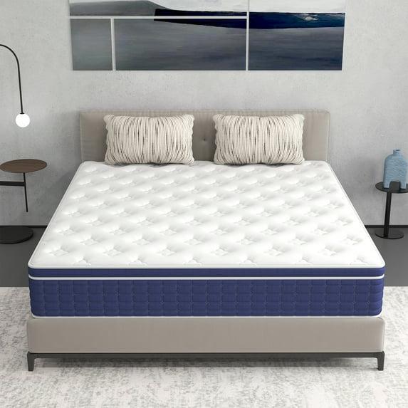 12 inch Queen Mattress,Hybrid Mattresses Medium Firm in a Box