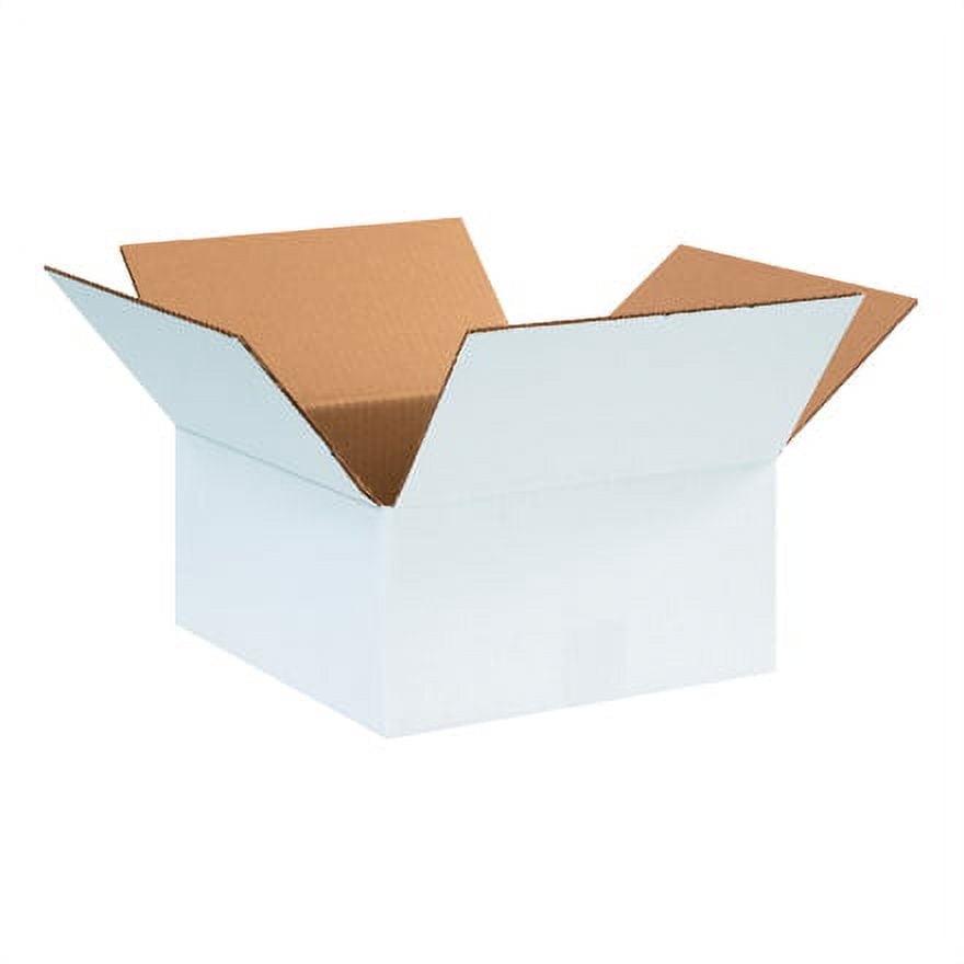 Small Brown Corrugated Cardboard Shipping Boxes, 25-Pack