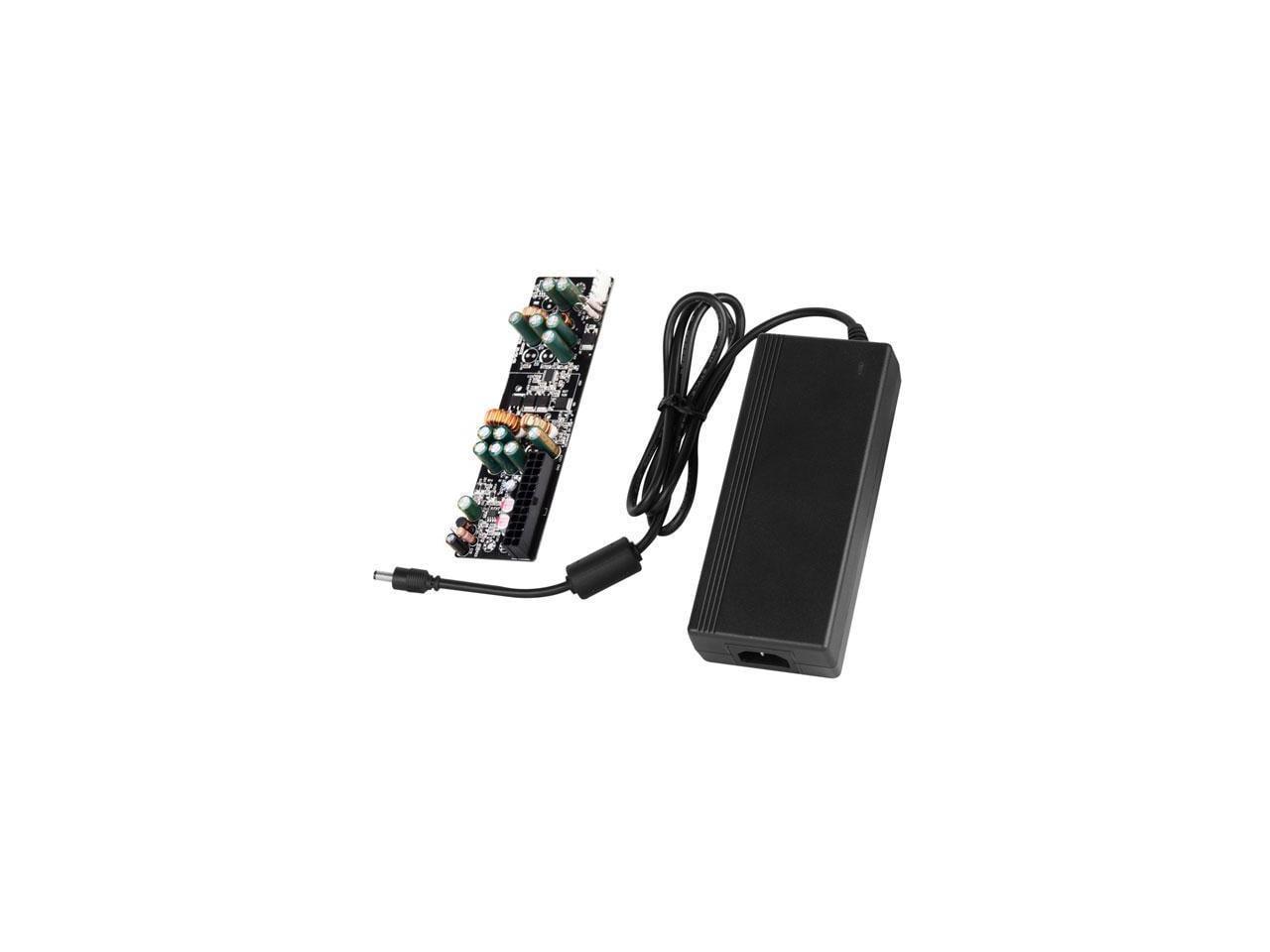 SilverStone Technology  Power Supply Kit, 120W DC-DC Board, 12V/10A Adapter, Black Wires, 20+4 Pin Motherboard, 4+4 EPS, 3x SATA, 1x 4-Pin Peripheral