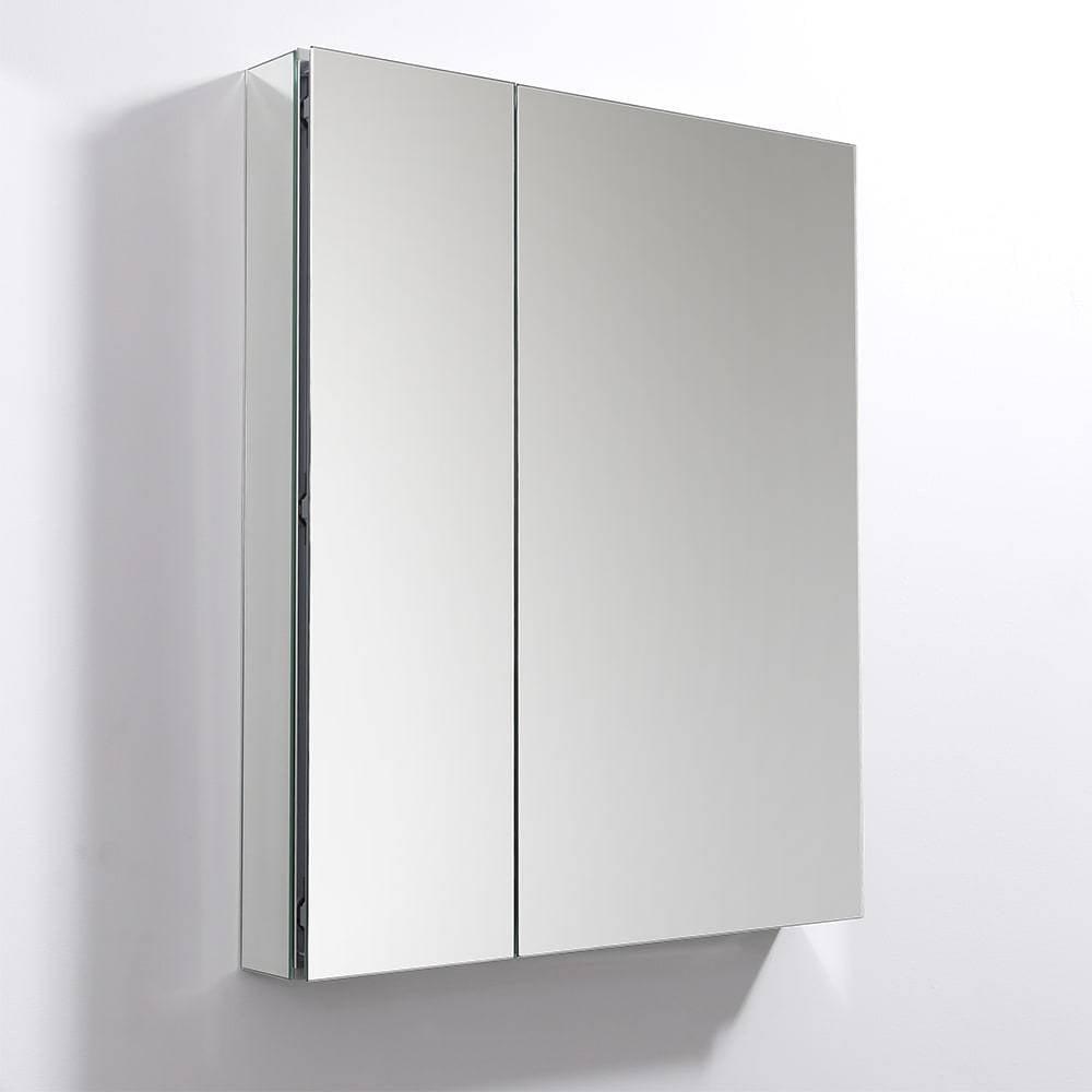 Senza Surface/Recessed Mount Rectangular Frameless Bathroom Medicine Cabinet