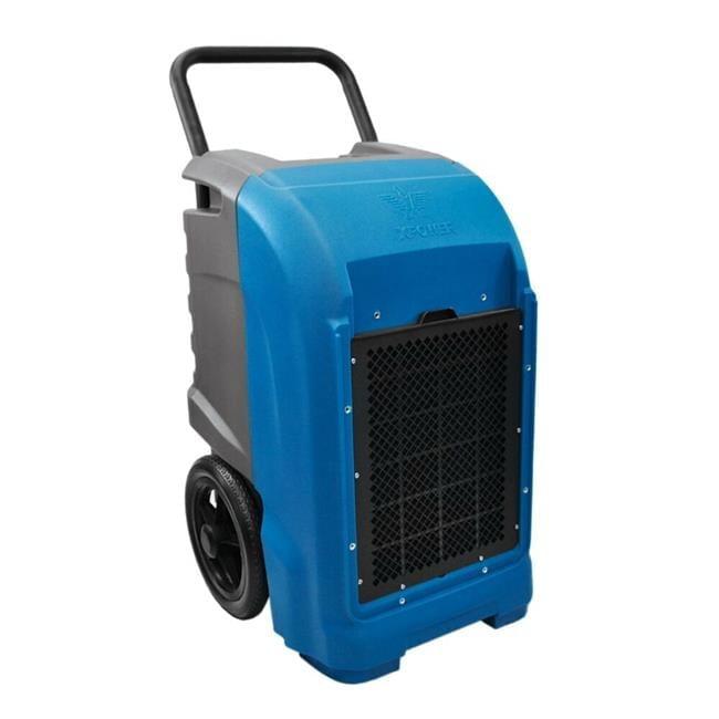 125 Pint Blue Commercial Dehumidifier with Automatic Purge Pump