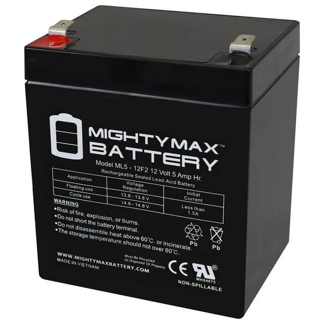 12V 5AH SLA Battery Replaces ION Audio Job Rocker Sound System
