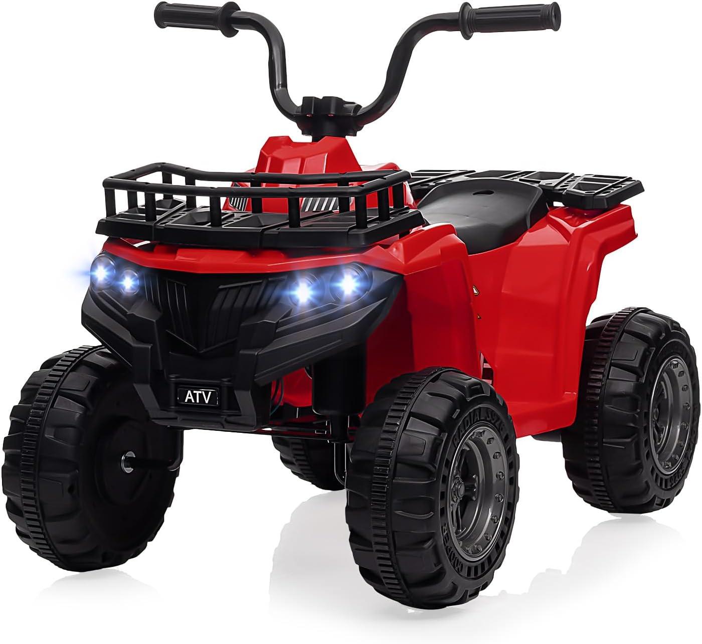 Hetoy Kids Ride On ATV, 12V Battery Powered Electric Vehicle