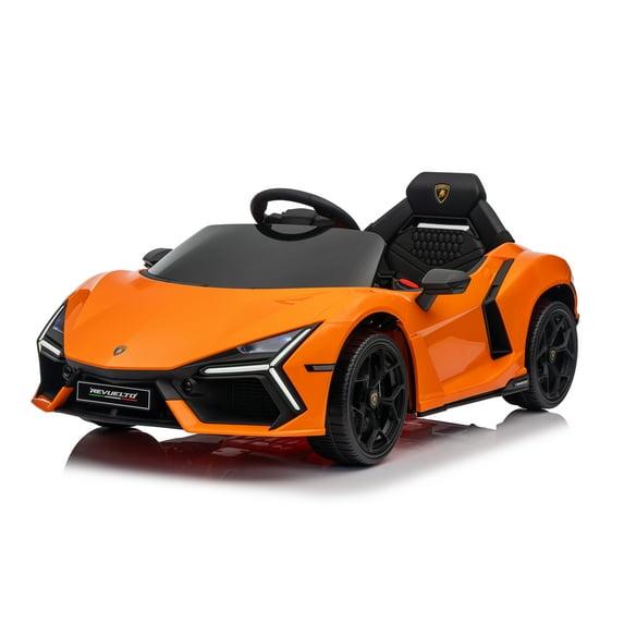 Hetoy 12V Kids Ride On Car, Licensed Lamborghini Revuelto Electric Car For Kids