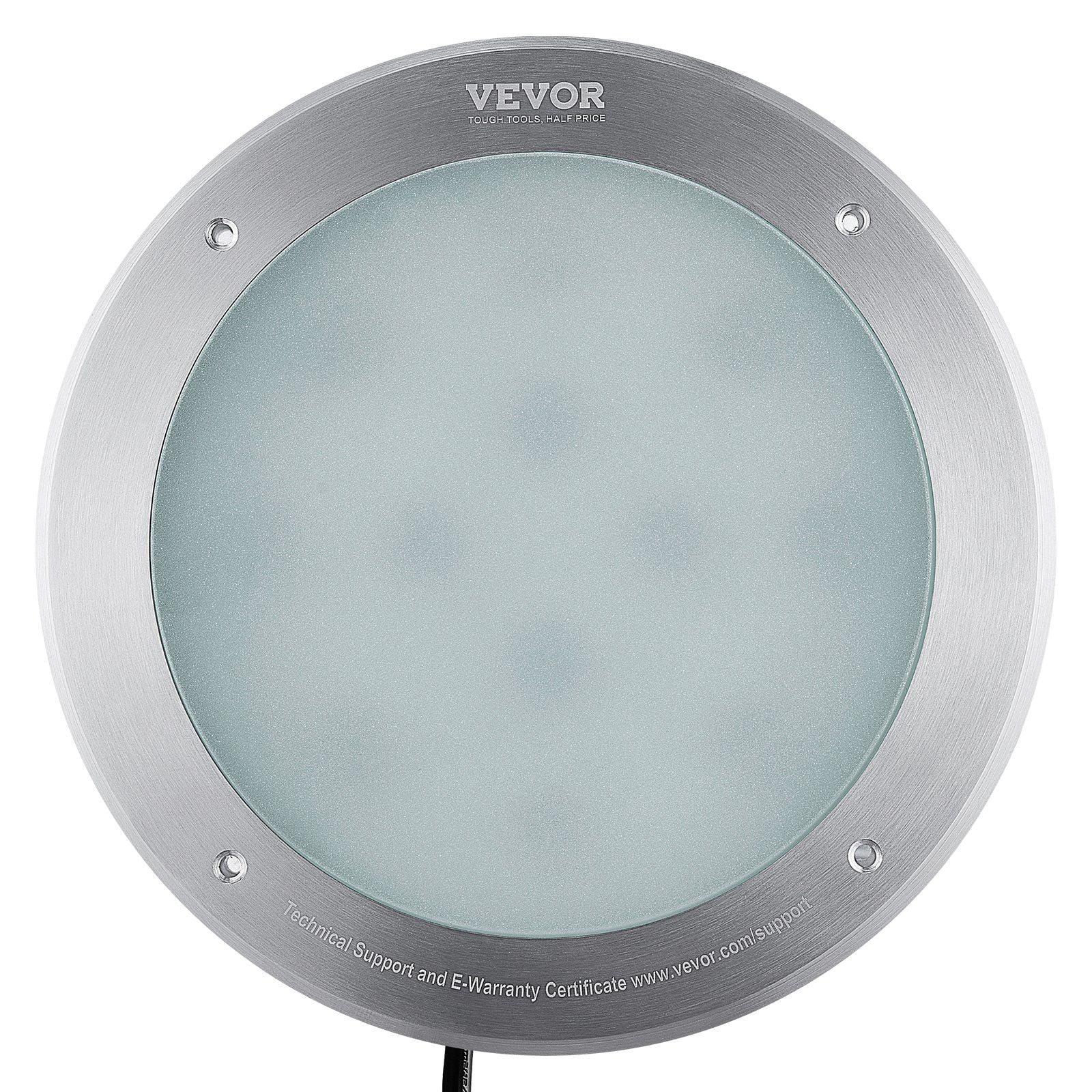 120V AC LED Pool Light, 10 Inch 40W, RGBW Color Changing Inground Swimming Pool Spa Light Underwater, with 50 FT Cord Remote Control, Fit for 10in Large Wet Niches, IP68 & Tested to UL Standards