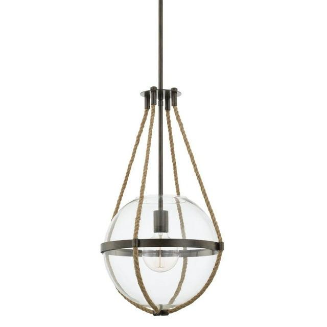 13.25 Inch 1 Light Pendant In Transitional Style 13.25 High By 72.75 Wide-Nordic Grey Finish    -Traditional Installation Capital Lighting 327413Ng