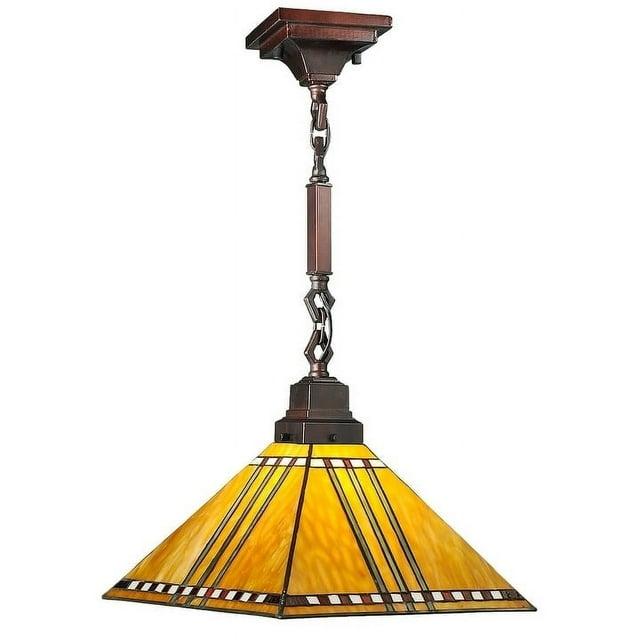 Meyda Lighting 1 - Light Mahogany Bronze Unique/Statement Pendant