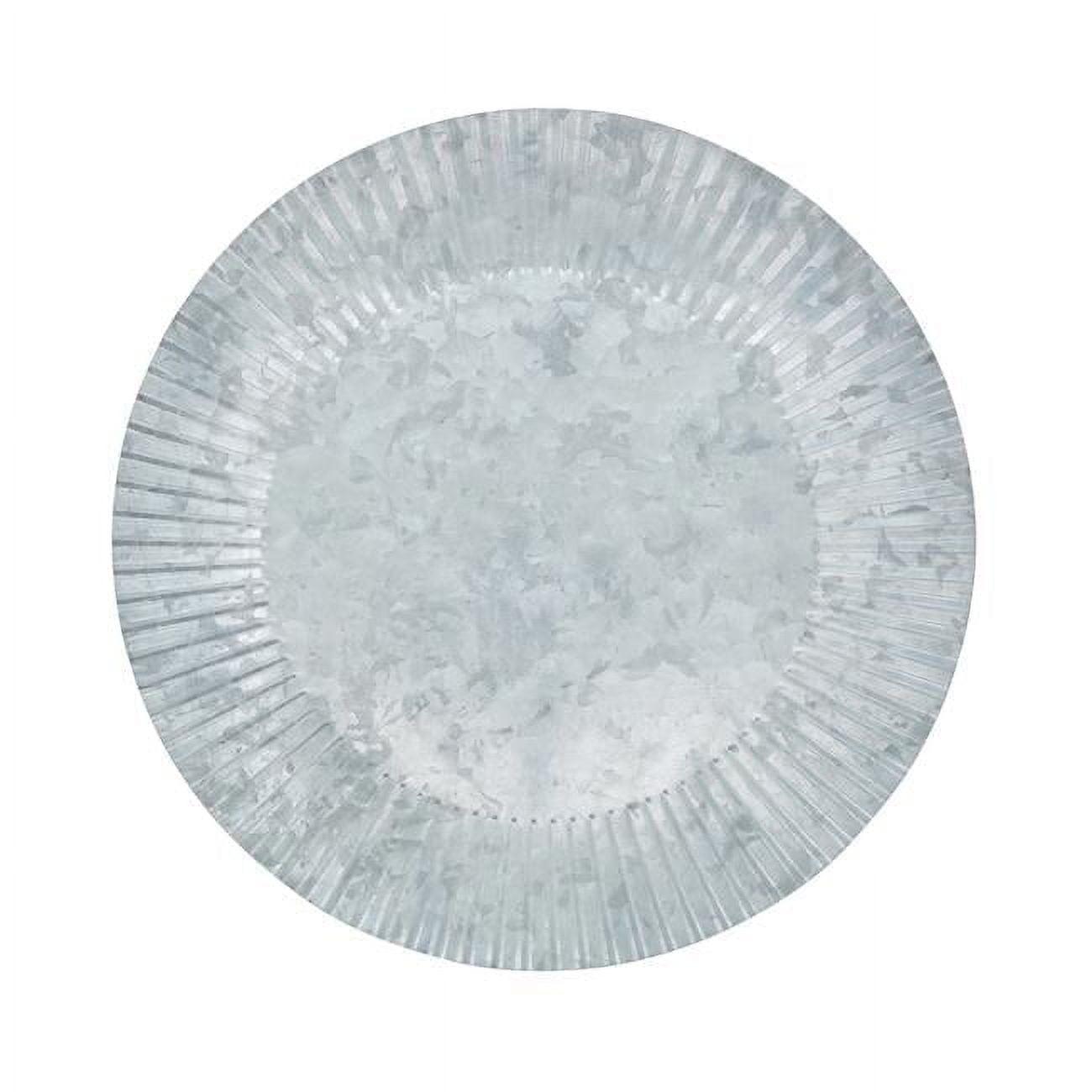 Chudleigh Galvanized Ruffled Design 13" Charger