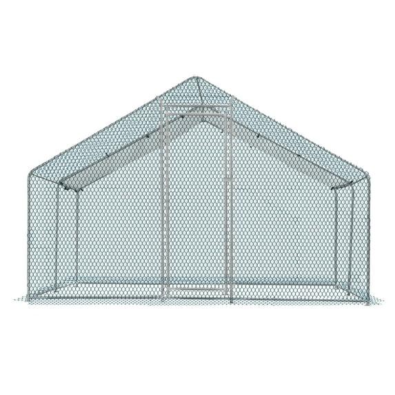 UBesGoo Large Metal Chicken Coops Chicken Cage House Hen House 13 ft x 10 ft