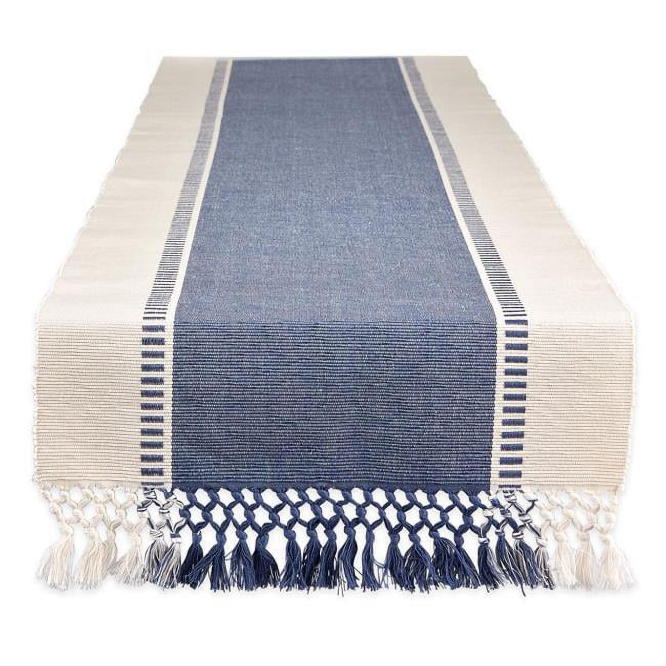 Dobby Striped Cotton Table Runner