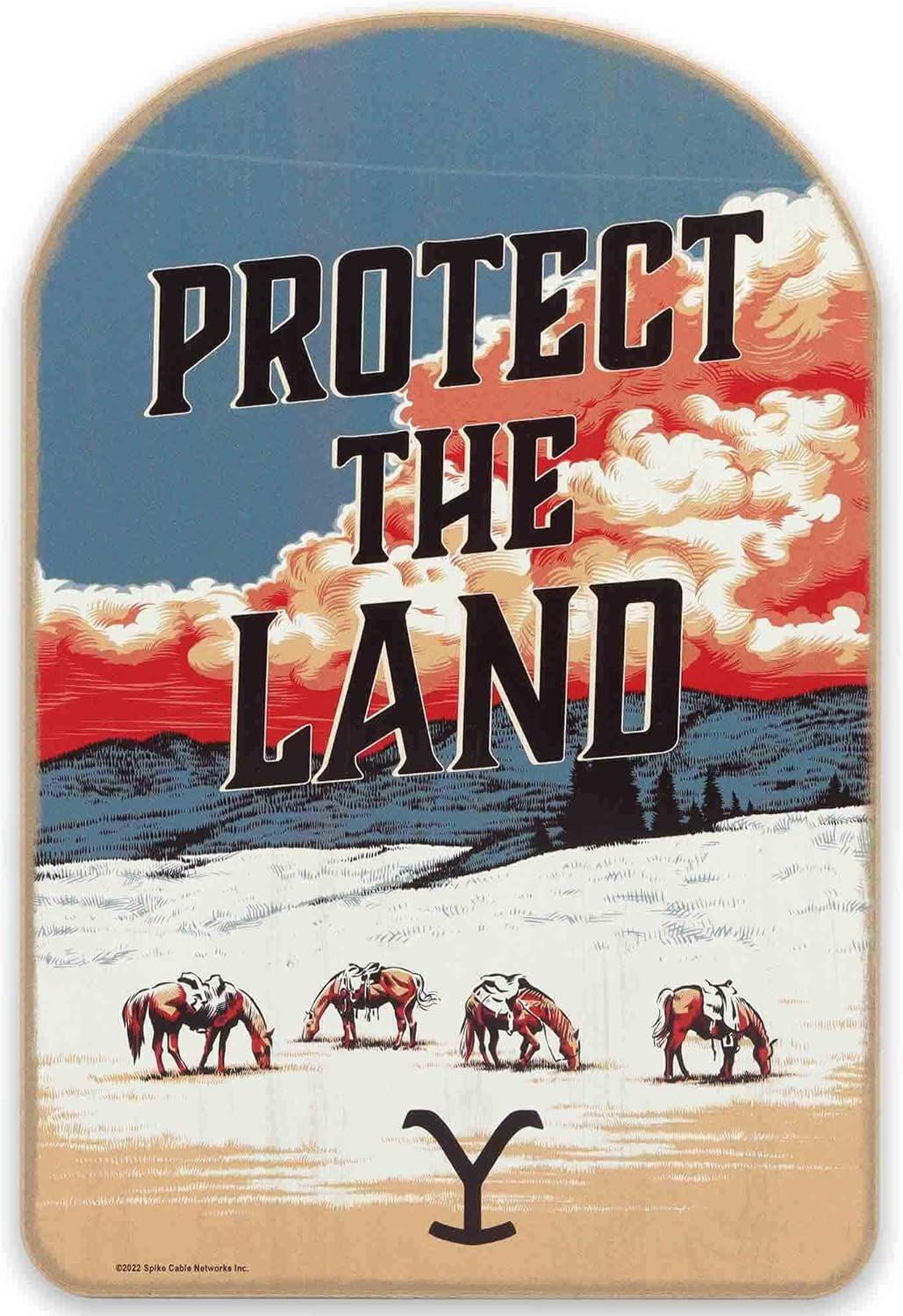 Yellowstone Protect the Land Scenic Wood Wall Art