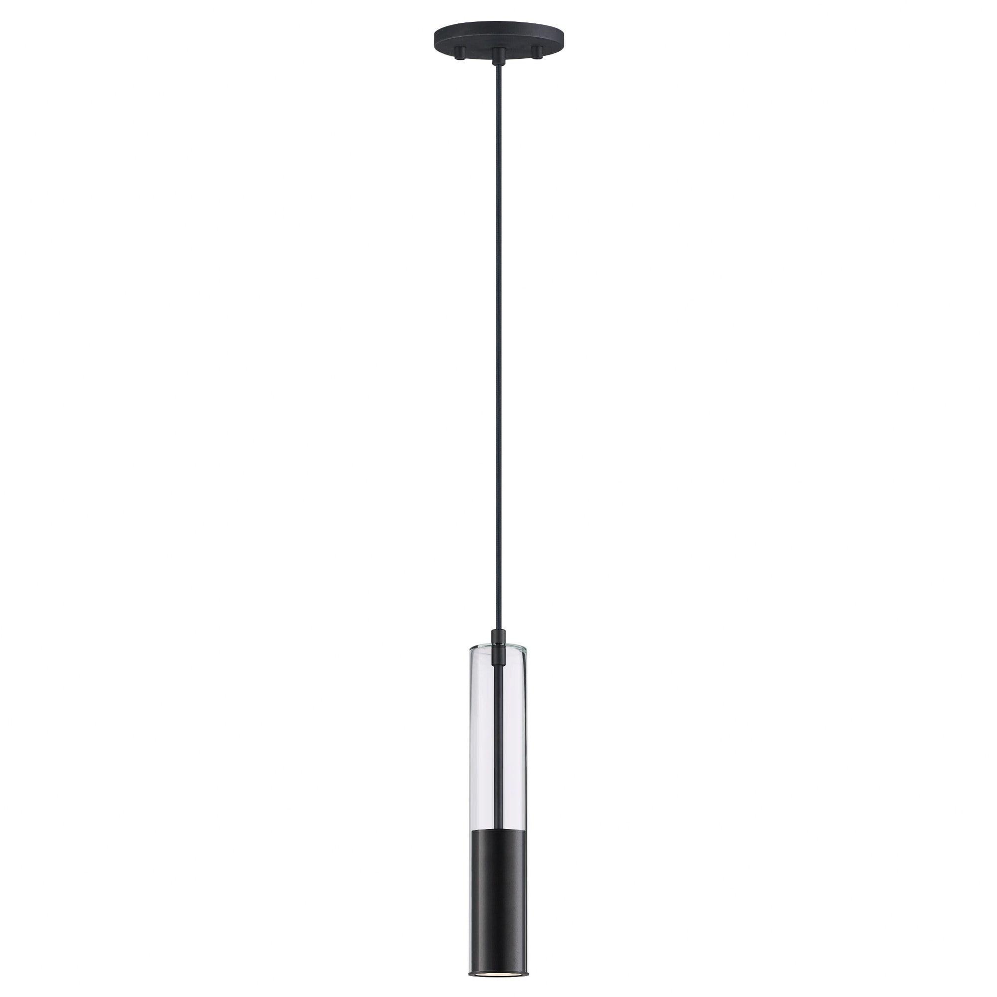 ET2 Lighting Torch 1 - Light Pendant in  Black