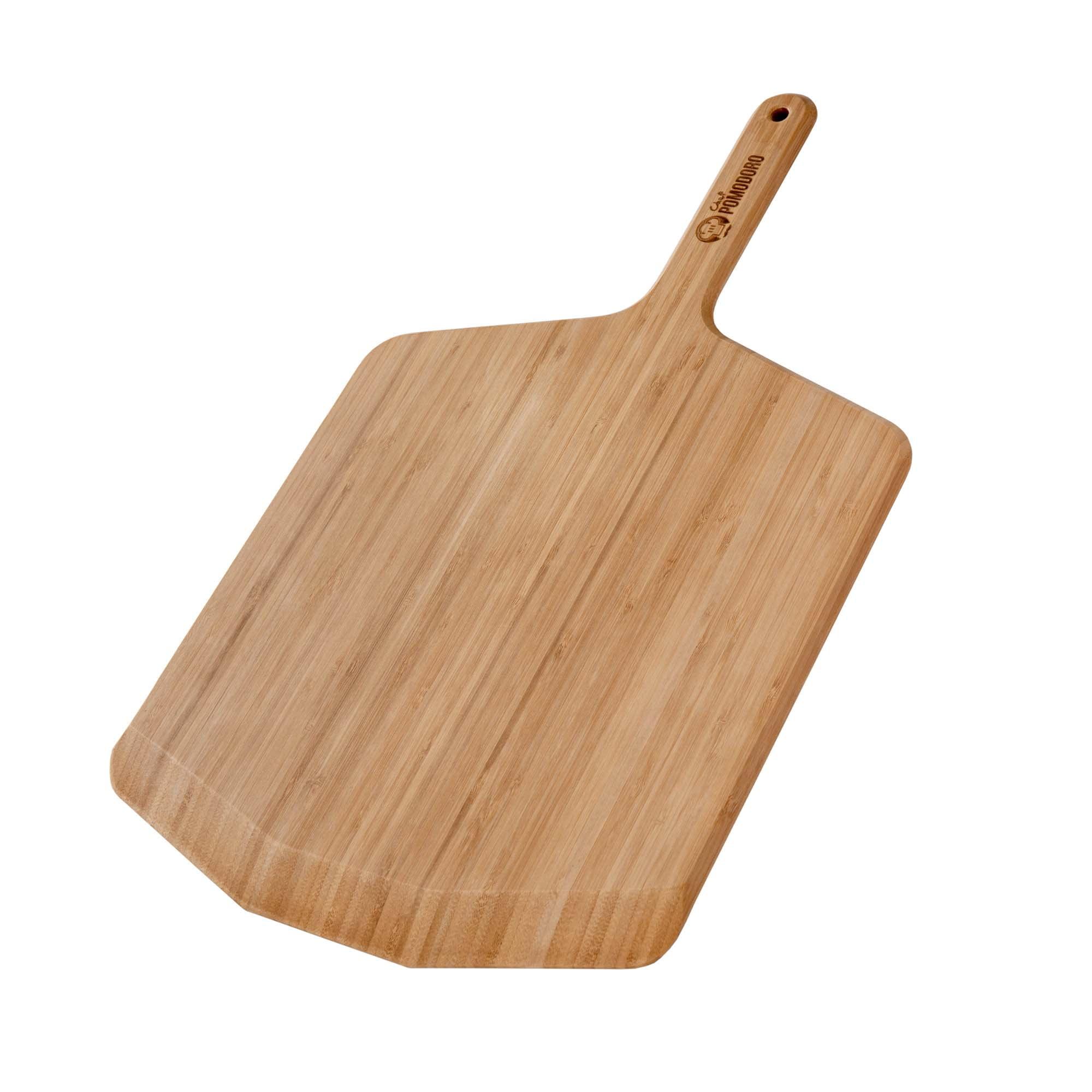 14-Inch Natural Bamboo Pizza Peel with Handle