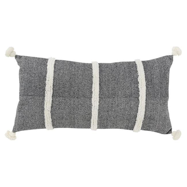 Rizzy Home Tassels Cotton Throw Pillow
