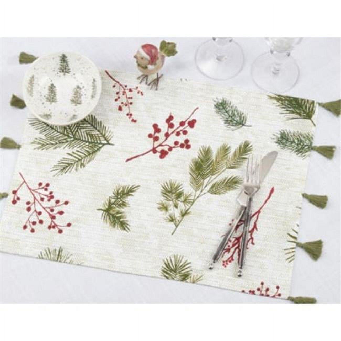 100% Cotton No Pattern Rectangle Placemat