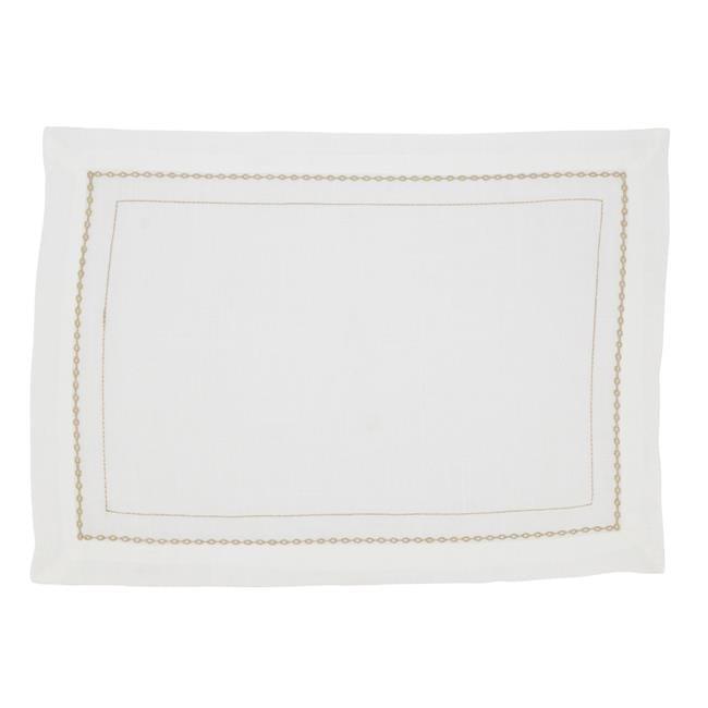 Polyester No Pattern Rectangle Placemat (Set of 4)