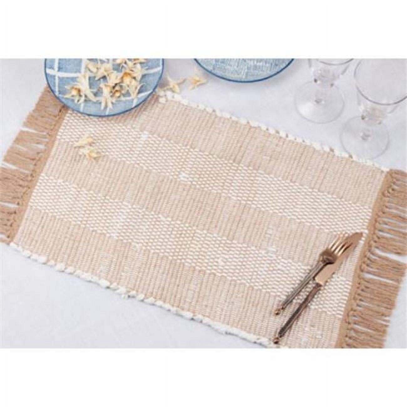 Cotton Striped Rectangle Placemat