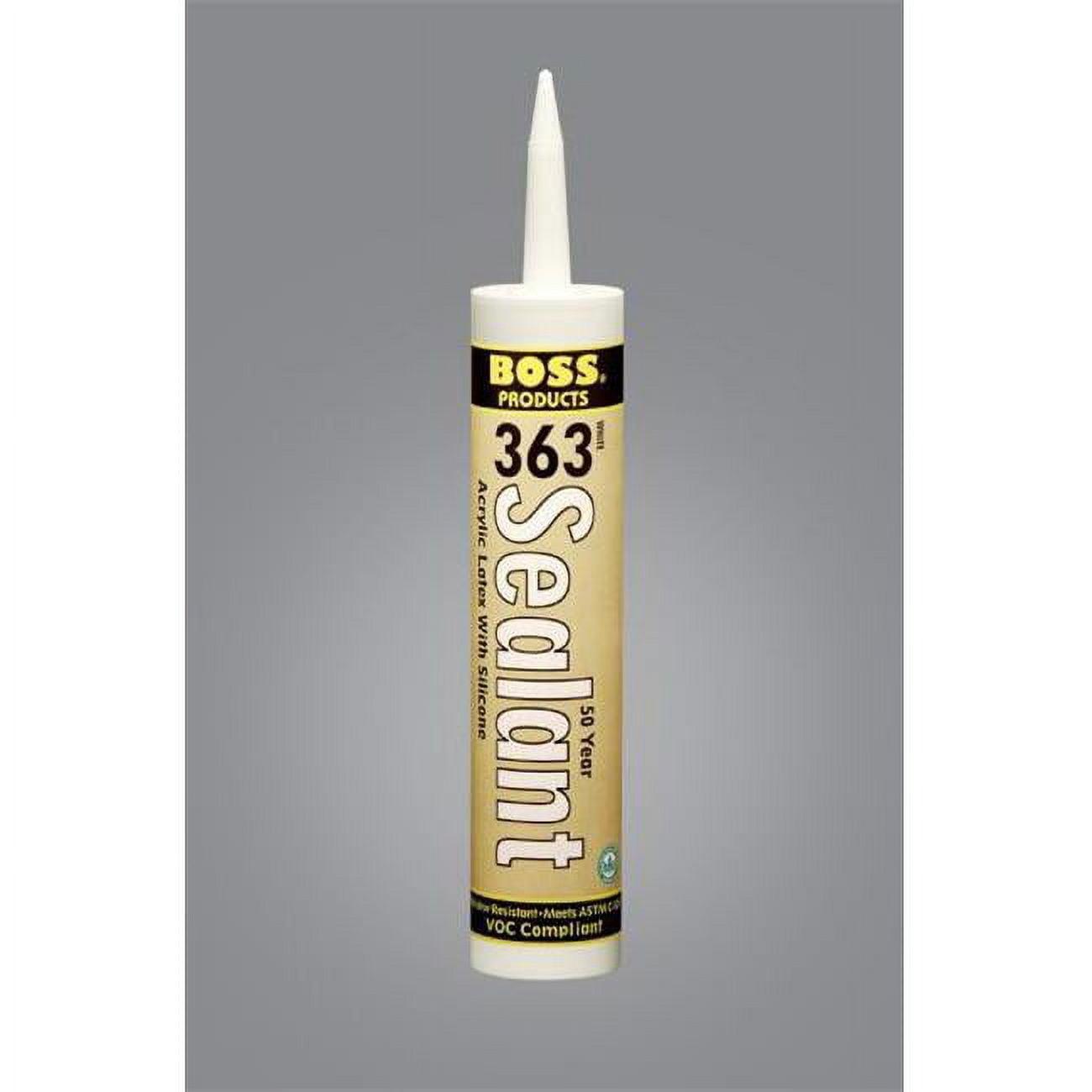 142297 10.1 oz Boss 363 50 Year Acrylic Latex Sealant with Silicone