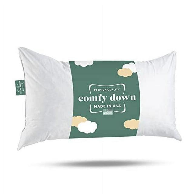 ComfyDown ComfyDown 95% Feather 5% Down Rectangle Decorative Pillow Insert Sham Stuffer