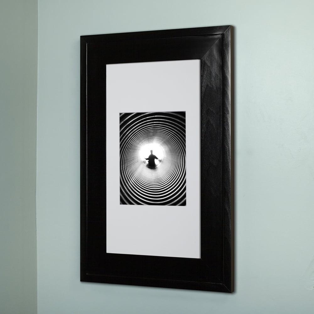 Fox Hollow Furnishings 103BL2-CW Recessed Picture Frame Door Medicine Cabinet with 3 Adjustable Shelves