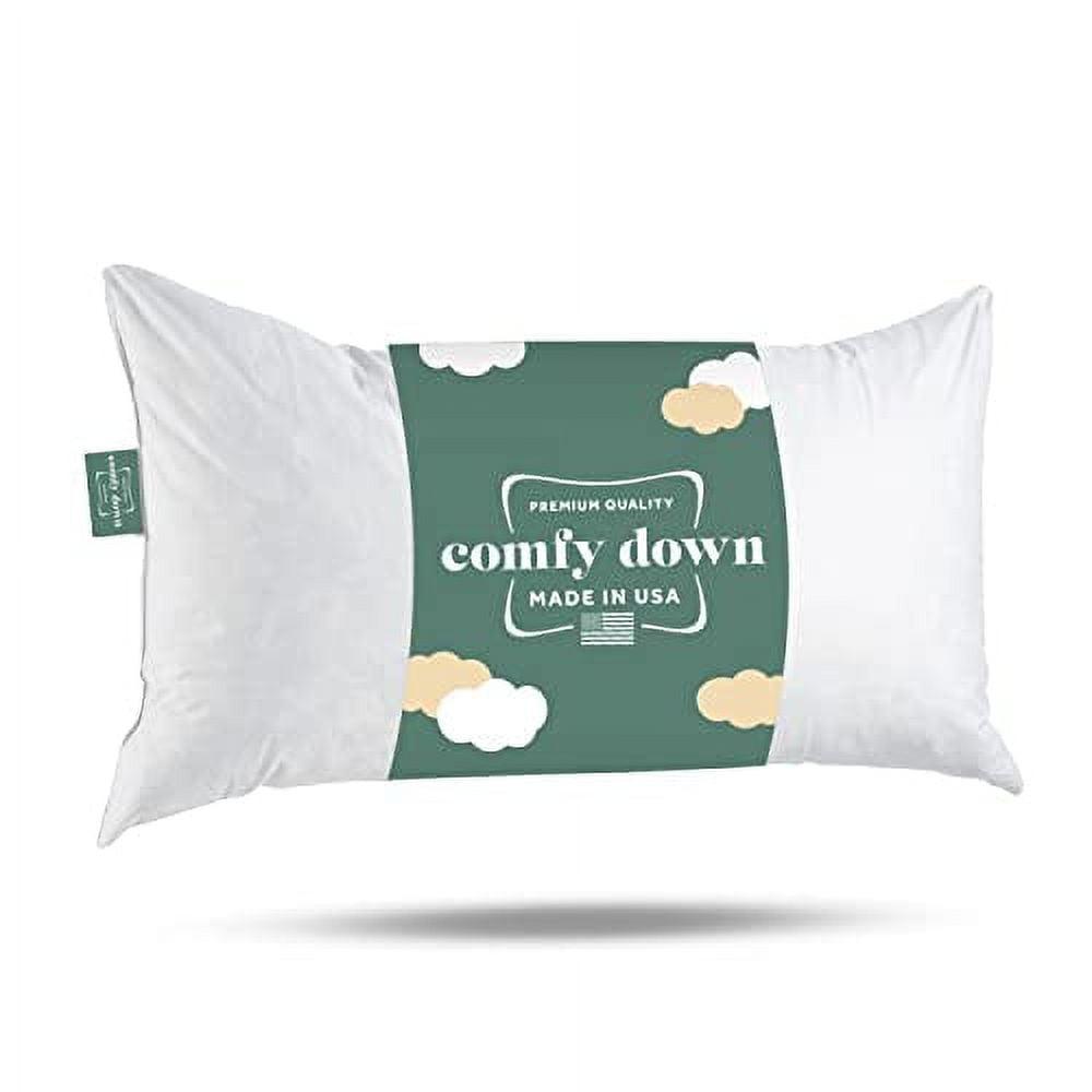ComfyDown ComfyDown 95% Feather 5% Down Rectangle Decorative Pillow Insert Sham Stuffer