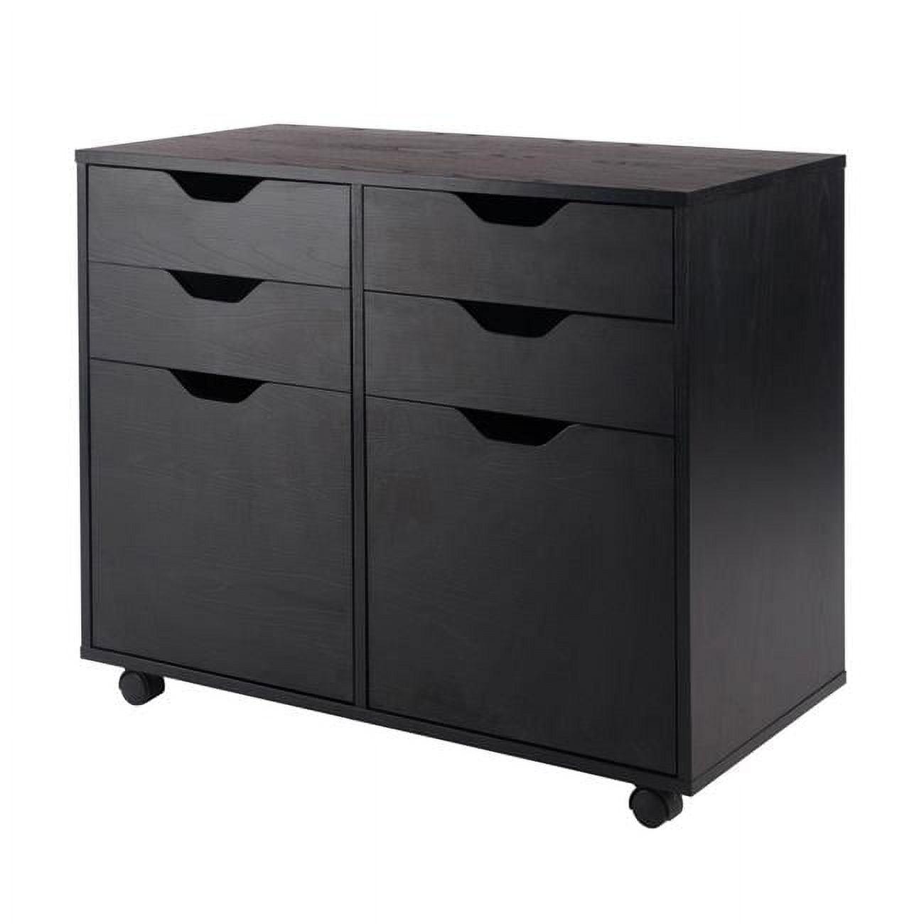 Halifax 2 Sections Mobile Storage Cabinet - Winsome