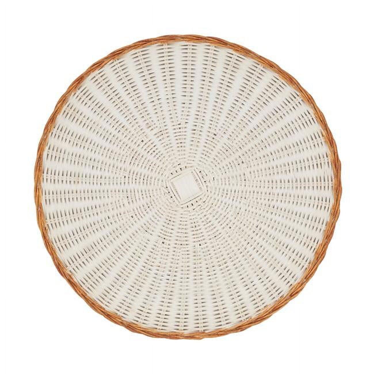 Avignon Rattan No Pattern Round Placemat