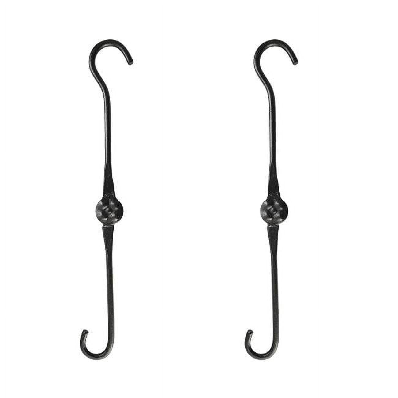 Metal Weather Resistant Hook Plant Stand (Set of 2)