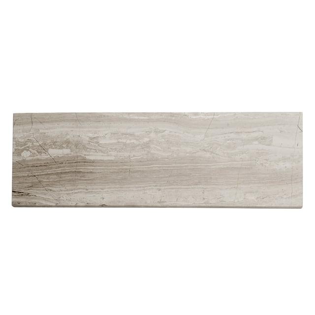 Apollo Tile 4 x 12 Wooden Grey Marble Subway Tile