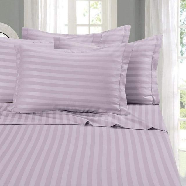 ELEGANT COMFORT Percale Striped Sheet Set