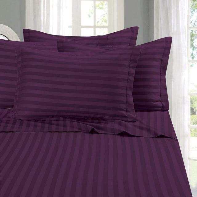 ELEGANT COMFORT Percale Striped Sheet Set